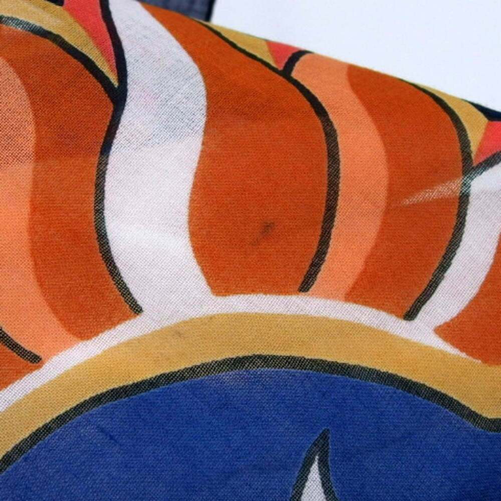 HERMES Authentic Blue Scarf - Picture 9 of 11